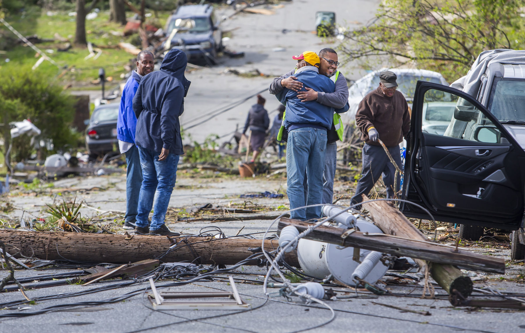 Tornado aftermath